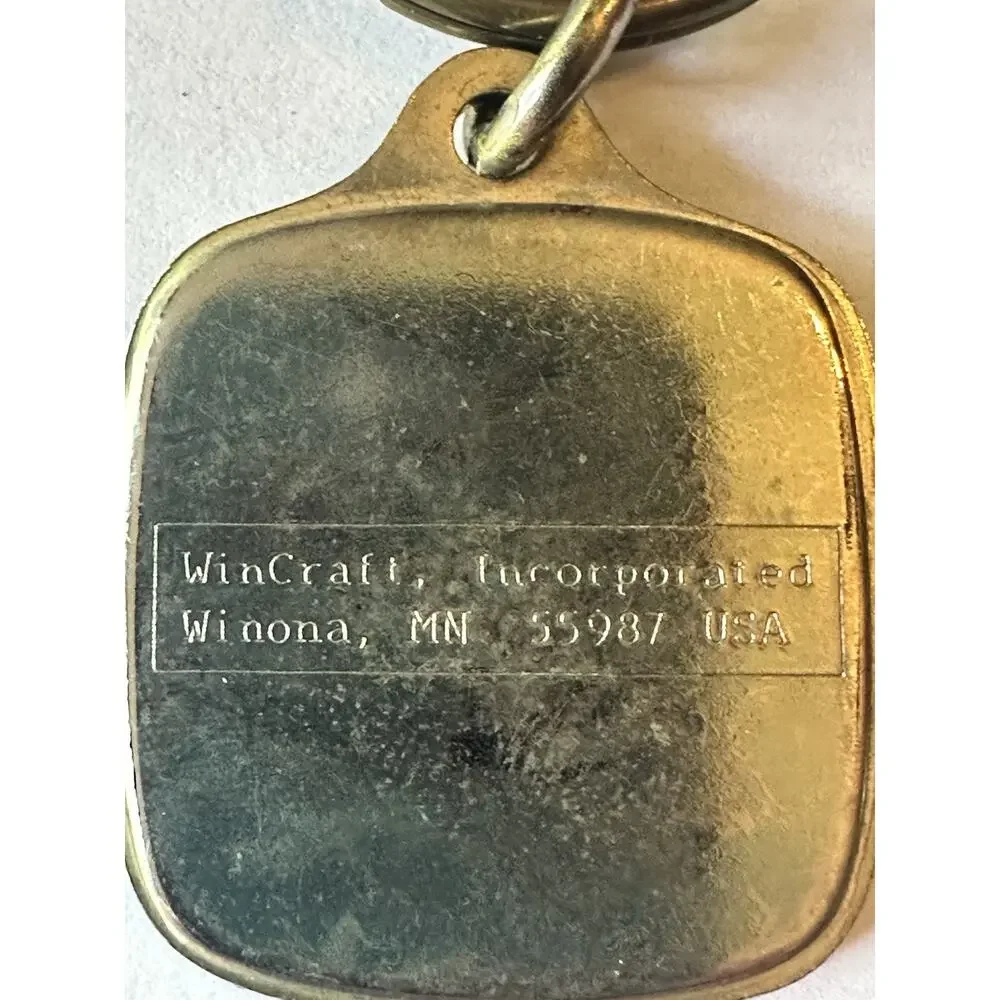 Duke University Blue Devils Mascot Keychain Brass Tone Metal WinCraft